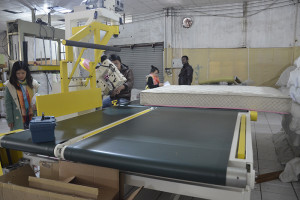 mattress tape edge machine