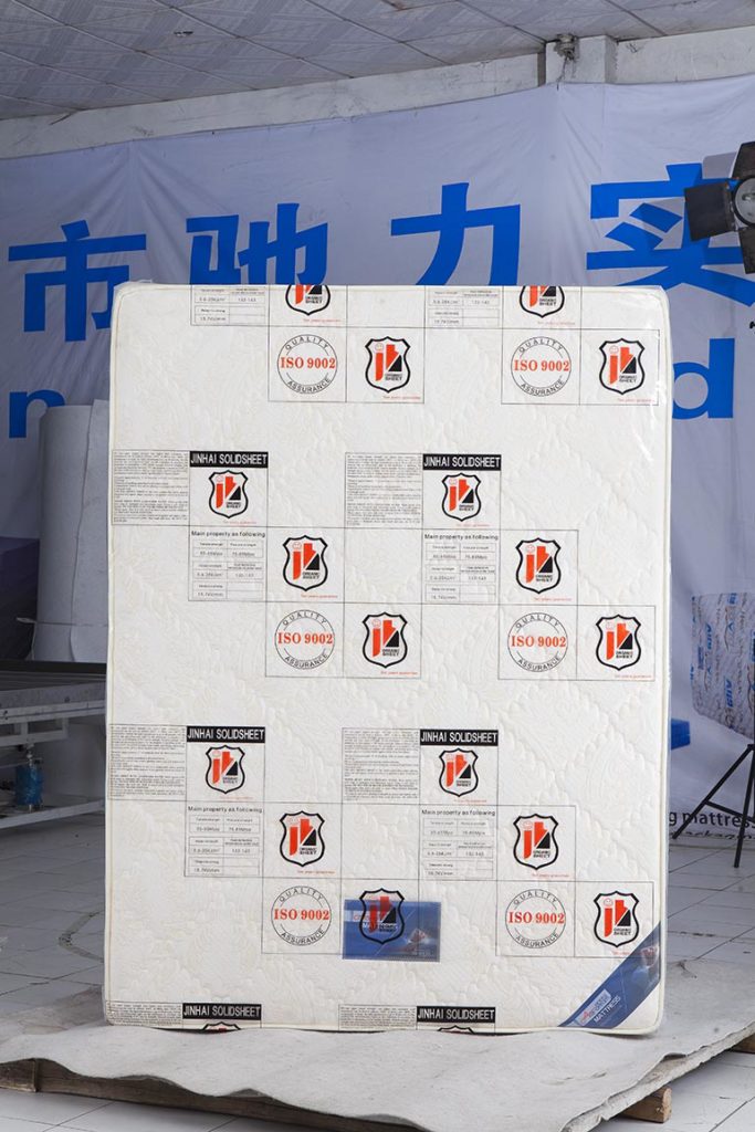 PE vacuum compressed mattress bag
