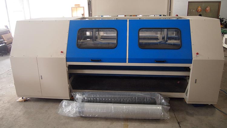 Automatic unlimit diameter mattress press rolling machine